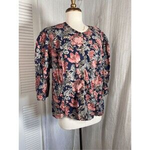 Gossip Blouse Size 18W VTG 90's Romantic English Garden Soft Feminine